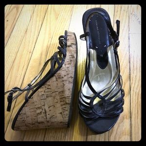 (5 for 20$) Banana republic wedge sandles size 6